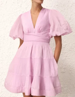 Sale ZIMMERMANN Pleated Mini Dress