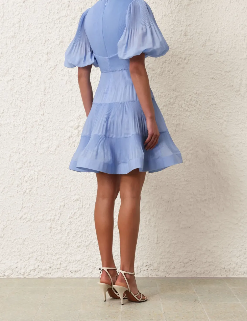 ZIMMERMANN Pleated Mini Dress