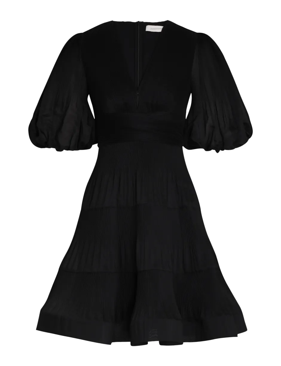 New ZIMMERMANN Pleated Mini Dress