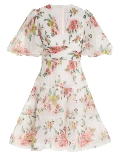 New ZIMMERMANN Pleated Mini Dress