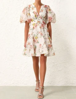 New ZIMMERMANN Pleated Mini Dress