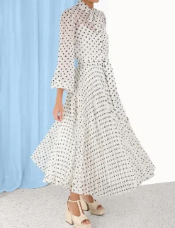 Discount ZIMMERMANN Pleated Sunray Midi Skirt