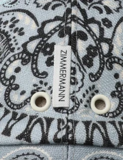 Sale ZIMMERMANN Printed Canvas Bucket Hat