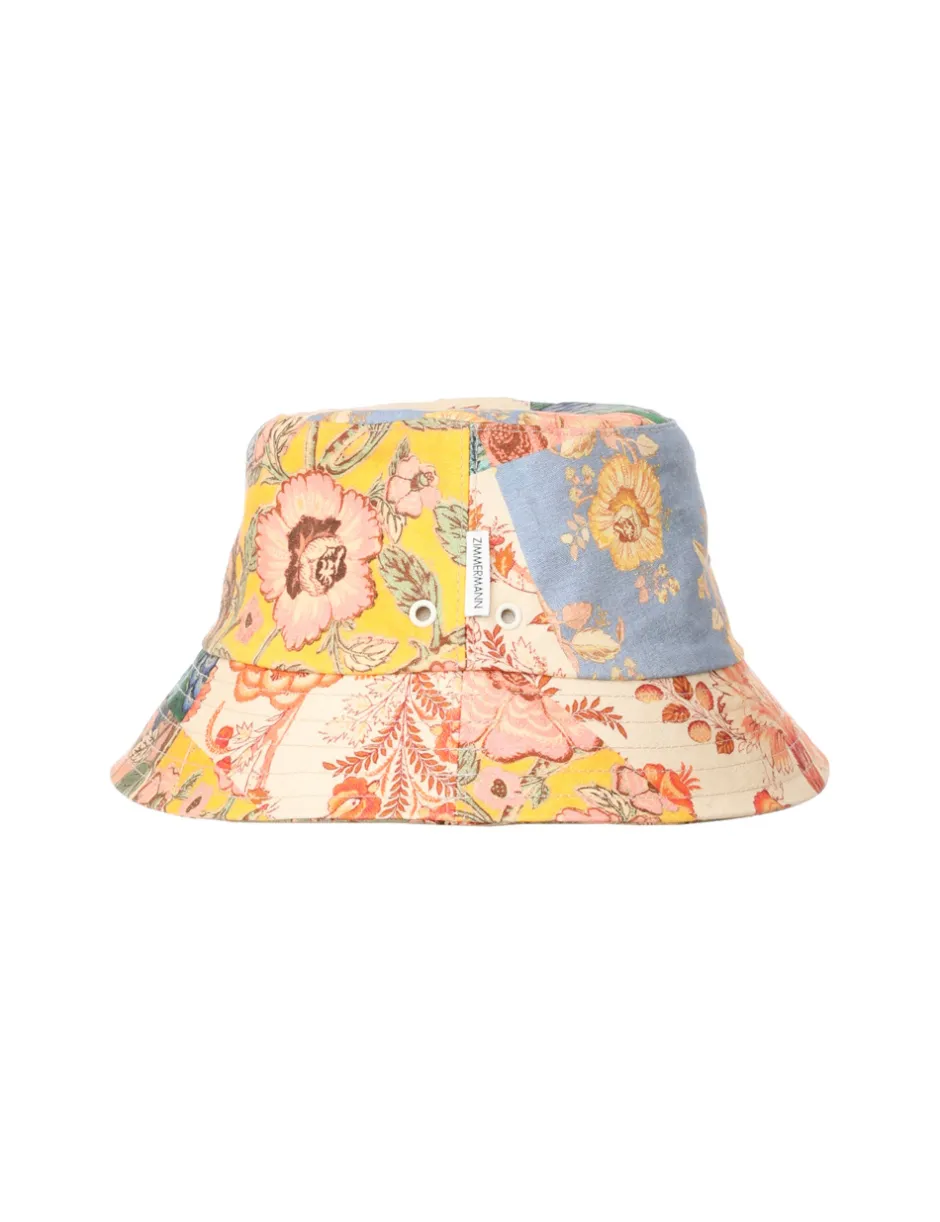 New ZIMMERMANN Printed Canvas Bucket Hat