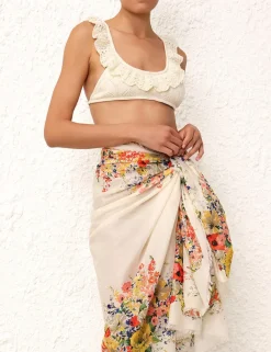Sale ZIMMERMANN Printed Cotton Pareo