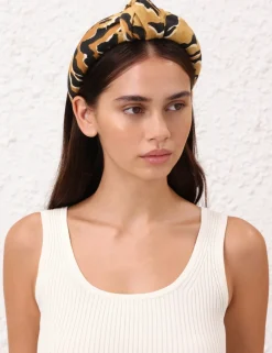 Hot ZIMMERMANN Printed Linen Headband