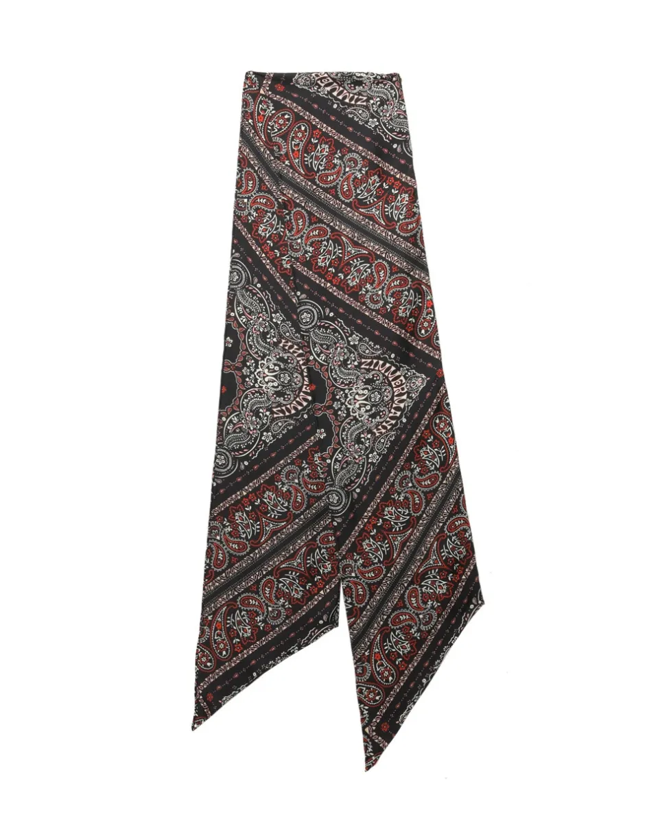 Discount ZIMMERMANN Printed Silk Neck Scarf