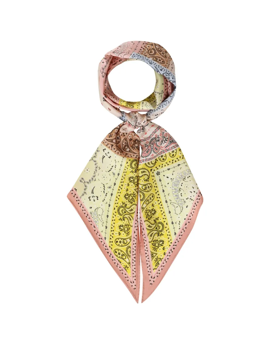 Hot ZIMMERMANN Printed Silk Neck Scarf