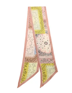 Hot ZIMMERMANN Printed Silk Neck Scarf