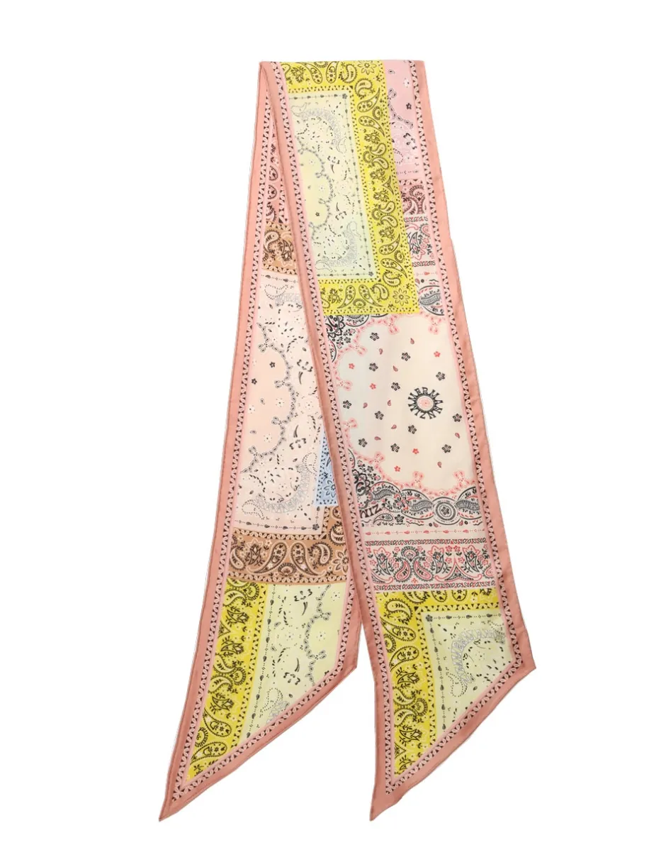 Hot ZIMMERMANN Printed Silk Neck Scarf