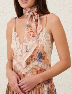 Best ZIMMERMANN Printed Silk Neck Scarf