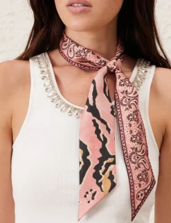 Best ZIMMERMANN Printed Silk Ribbon Scarf