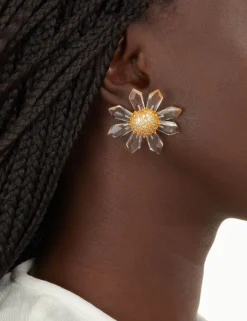 Hot ZIMMERMANN Quartz Sunflower Earrings