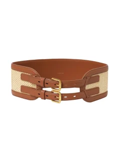 New ZIMMERMANN Raffia Belt 90