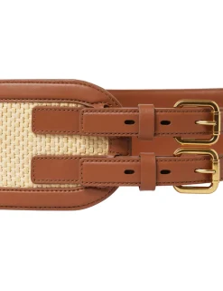New ZIMMERMANN Raffia Belt 90