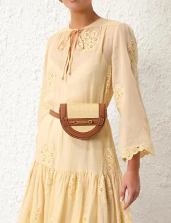 Outlet ZIMMERMANN Raffia Convertible Mini Bag
