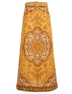 Outlet ZIMMERMANN Raie Column Skirt