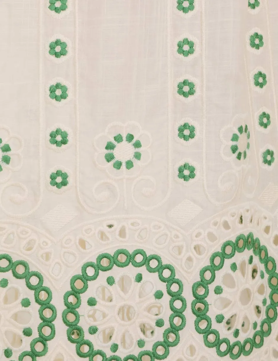Discount ZIMMERMANN Raie Embroidered Dress