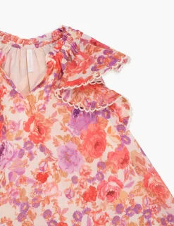 Sale ZIMMERMANN Raie Flounce Sleeve Dress