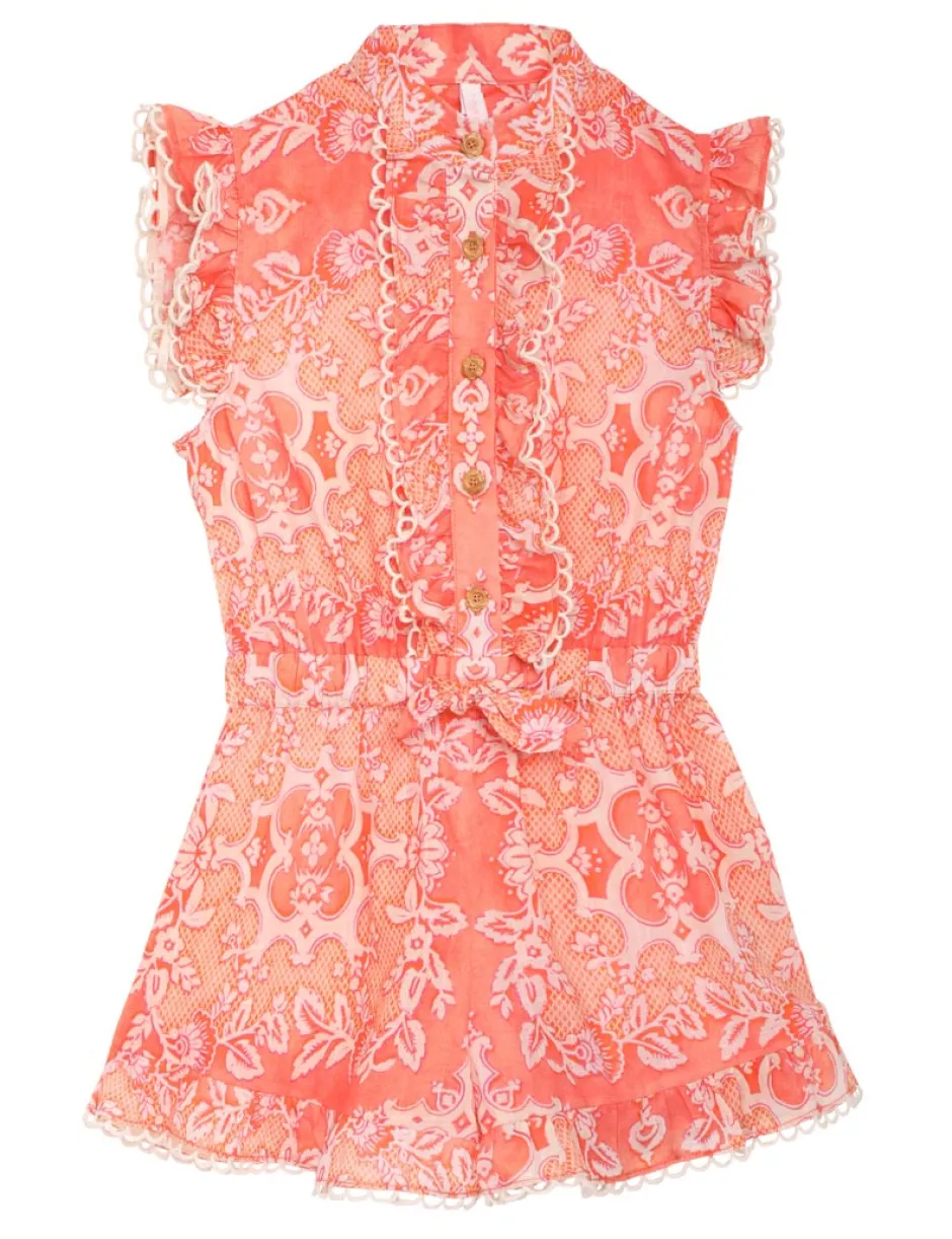 ZIMMERMANN Raie Frill Playsuit