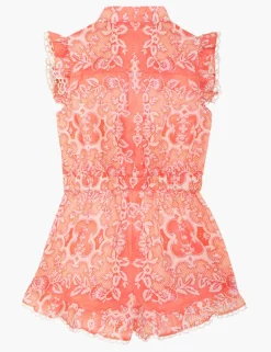 ZIMMERMANN Raie Frill Playsuit
