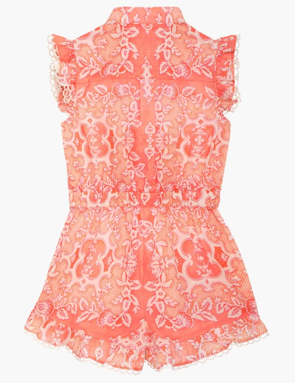 ZIMMERMANN Raie Frill Playsuit