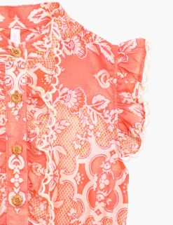 ZIMMERMANN Raie Frill Playsuit
