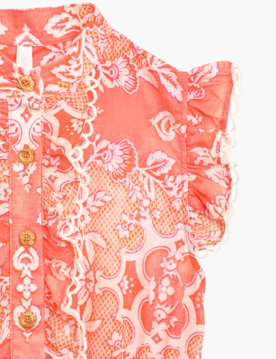 ZIMMERMANN Raie Frill Playsuit