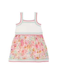 ZIMMERMANN Raie Knit Top Woven Dress