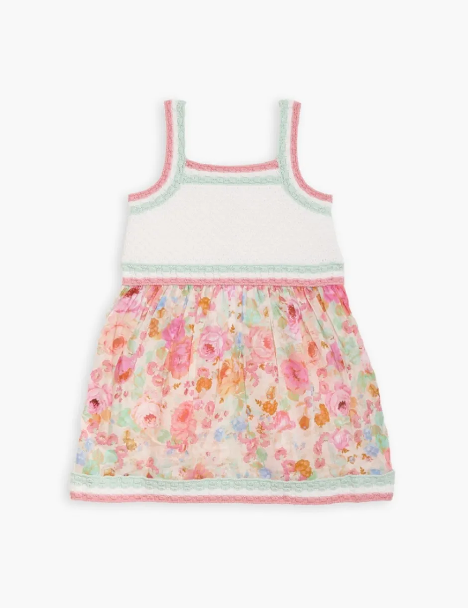 ZIMMERMANN Raie Knit Top Woven Dress