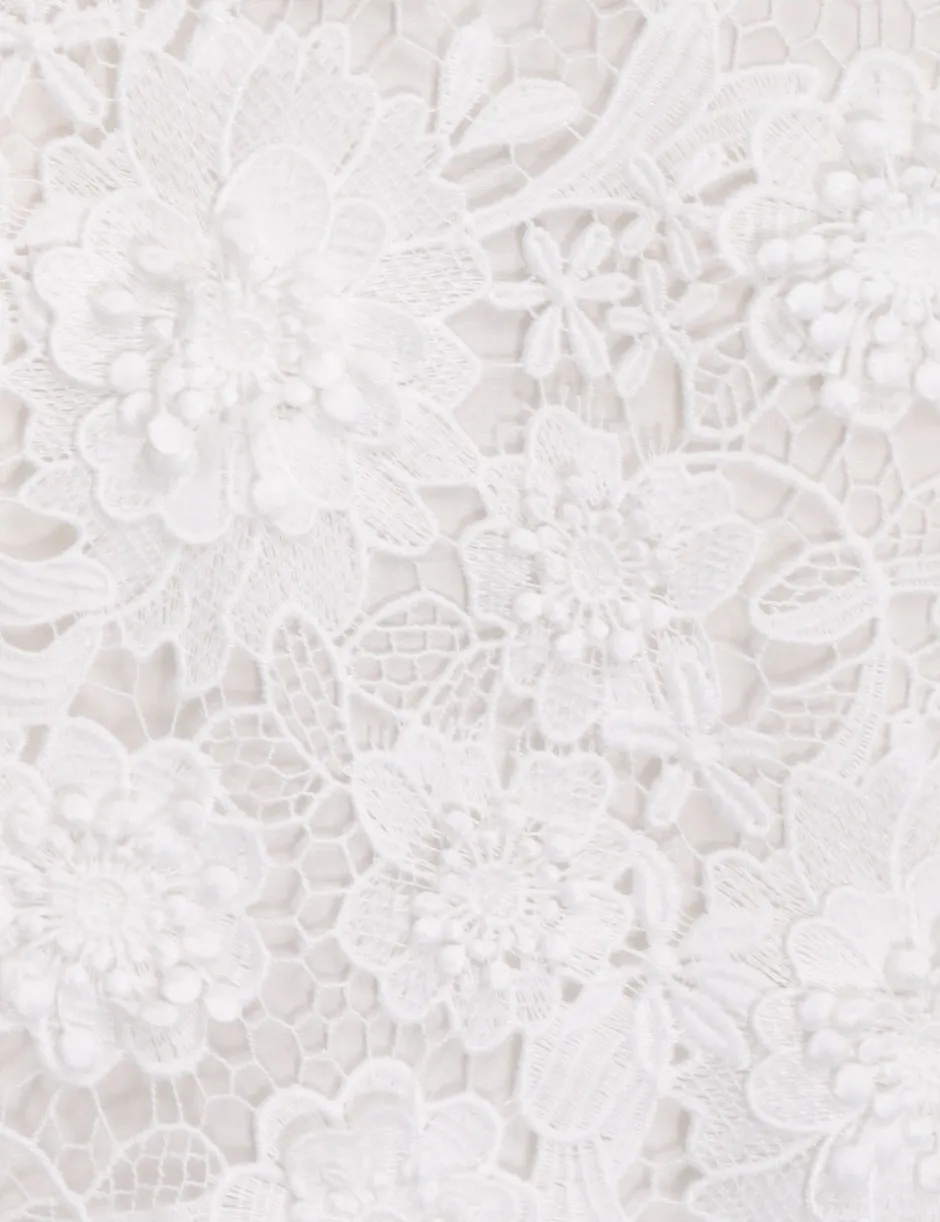ZIMMERMANN Raie Lace Flower Skirt