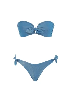 Online ZIMMERMANN Raie Lurex Tie Bikini