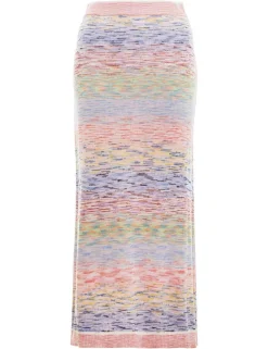 Best ZIMMERMANN Raie Marl Midi Skirt
