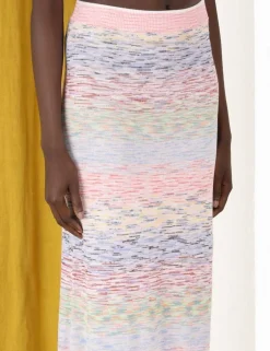 Best ZIMMERMANN Raie Marl Midi Skirt