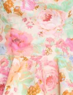Outlet ZIMMERMANN Raie Scallop Peplum Top