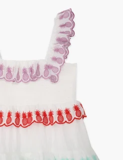 Online ZIMMERMANN Raie Shirred Picnic Dress