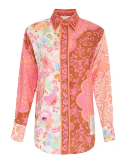 Online ZIMMERMANN Raie Spliced Body Shirt
