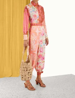Outlet ZIMMERMANN Raie Tied Track Pant