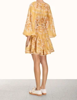 ZIMMERMANN Raie Tiered Billow Mini Dress