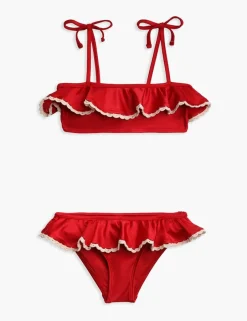 Online ZIMMERMANN Raie Trim Frill Bikini