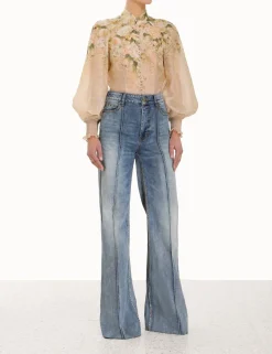 Clearance ZIMMERMANN Sensory Buttoned Blouse