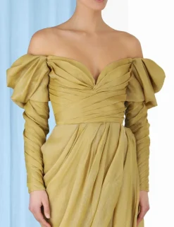 Sale ZIMMERMANN Sensory Drape Midi Dress