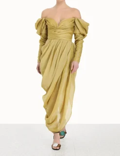 Clearance ZIMMERMANN Sensory Drape Midi Dress