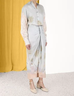Sale ZIMMERMANN Sensory Drape Midi Skirt