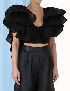 Sale ZIMMERMANN Sensory Frill Bodice