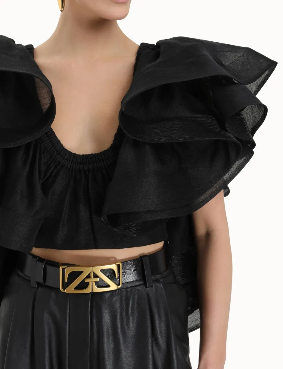 Outlet ZIMMERMANN Sensory Frill Bodice