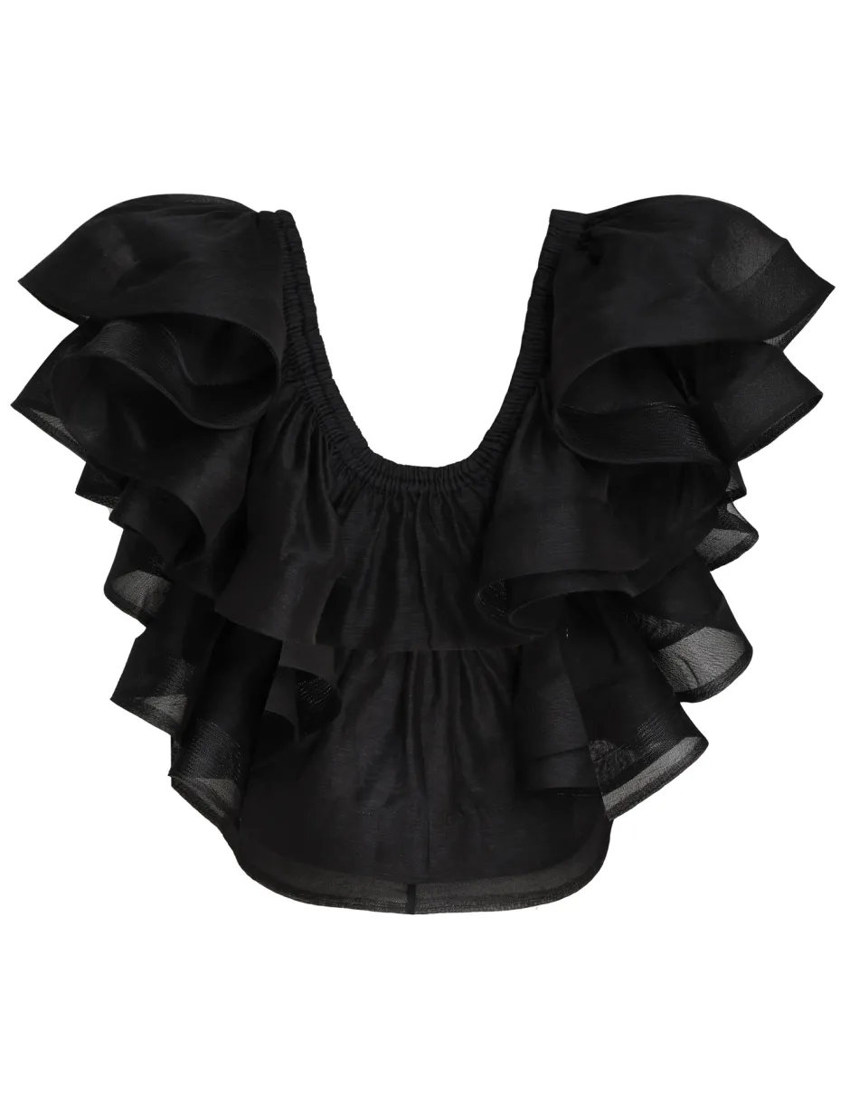 Hot ZIMMERMANN Sensory Frill Bodice