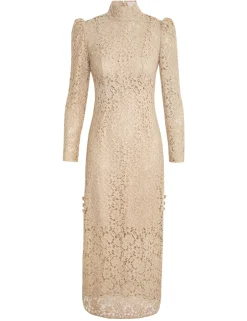 New ZIMMERMANN Sensory Lace Midi Dress