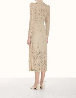 New ZIMMERMANN Sensory Lace Midi Dress