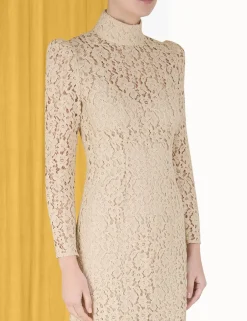 New ZIMMERMANN Sensory Lace Midi Dress
